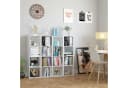 Homfa Bücherregal 4 Fächer Weiß Holz Standregal Bild 5