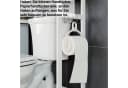 Homfa Badregal Bambus Standregal Weiß 3 Ebenen Bild 5