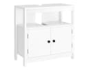 Homfa Waschbeckenunterschrank 60 cm Weiß Bild 2