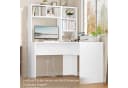 Homfa Eckschreibtisch L-förmig, Computertisch Bürotisch weiß 152cm Bild 5