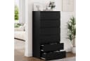 Homfa Kommode, Sideboard mit 6 Schubladen, Schubladenschrank Holz, 60x40x119cm Bild 1