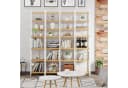 Homfa Badregal 2-IN-1 Design Standregal Schmal 7 Ablagen 160x36x28cm Bild 3