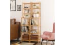 Homfa Badregal 2-IN-1 Design Standregal Schmal 7 Ablagen 160x36x28cm Bild 3