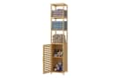 Homfa Hochschrank aus Bambus Badregal 169cm Bild 2