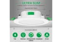ALUSSO LED Einbaustrahler 6er-Set 7W Deckenleuchte 68mm Flach Dimmbar Weiß Bild 1