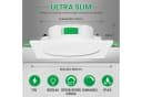 ALUSSO LED Einbaustrahler 6er-Set 7W Deckenleuchte 68mm Dimmbar Weiß Bild 1