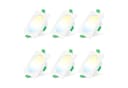 ALUSSO LED Einbaustrahler 6er-Set 7W Deckenleuchte 68mm Dimmbar Weiß Bild 2