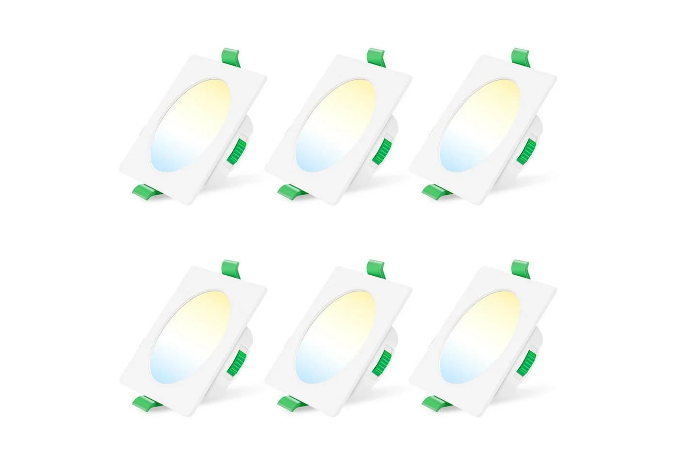 ALUSSO LED Einbaustrahler 6er-Set 7W Deckenleuchte 68mm Dimmbar Weiß - Bild 2