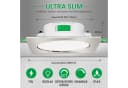 ALUSSO LED Einbaustrahler 6er-Set 7W Deckenleuchte 68mm Flach Dimmbar Nickel Bild 1