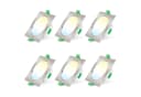 ALUSSO LED Einbaustrahler 6er-Set 7W Deckenleuchte 68mm Flach Dimmbar Nickel Bild 2