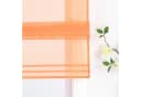 Delien Raffrollo Sophia Gardine mit Schlaufen Orange Voile Uni Bild 3