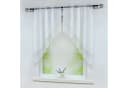 Delien Scheibengardine Beyza 2 St. Stangendurchzug Transparent Zweifarbig Bild 1