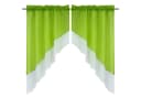 Delien Scheibengardine Beyza 2 St. Stangendurchzug Transparent Zweifarbig Bild 2