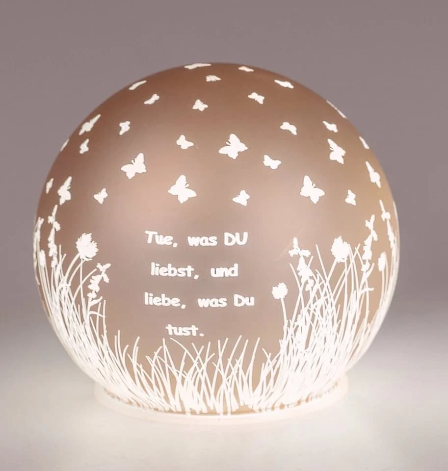 formano LED Dekolicht Kugel Rosa 10cm/12cm - Tue was du liebst