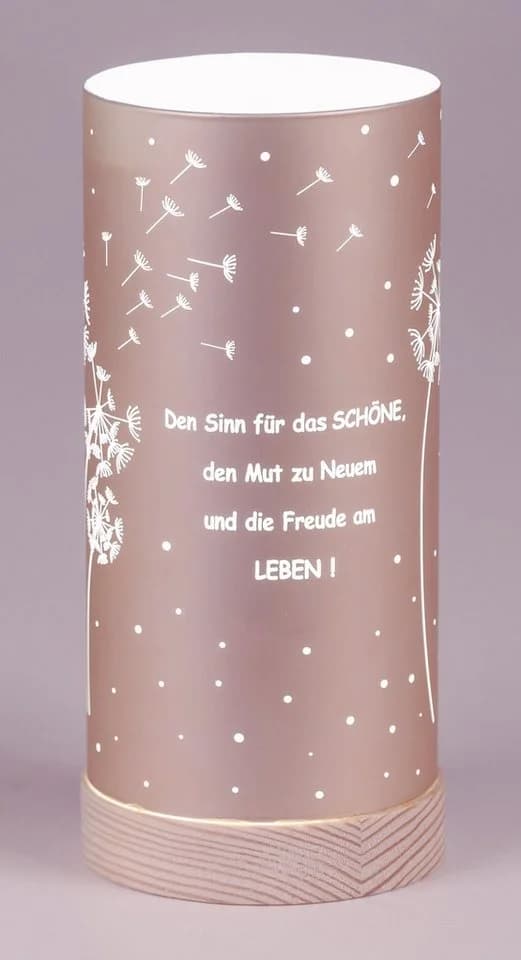 formano LED Dekolicht Rosa Pusteblume 15cm 20cm