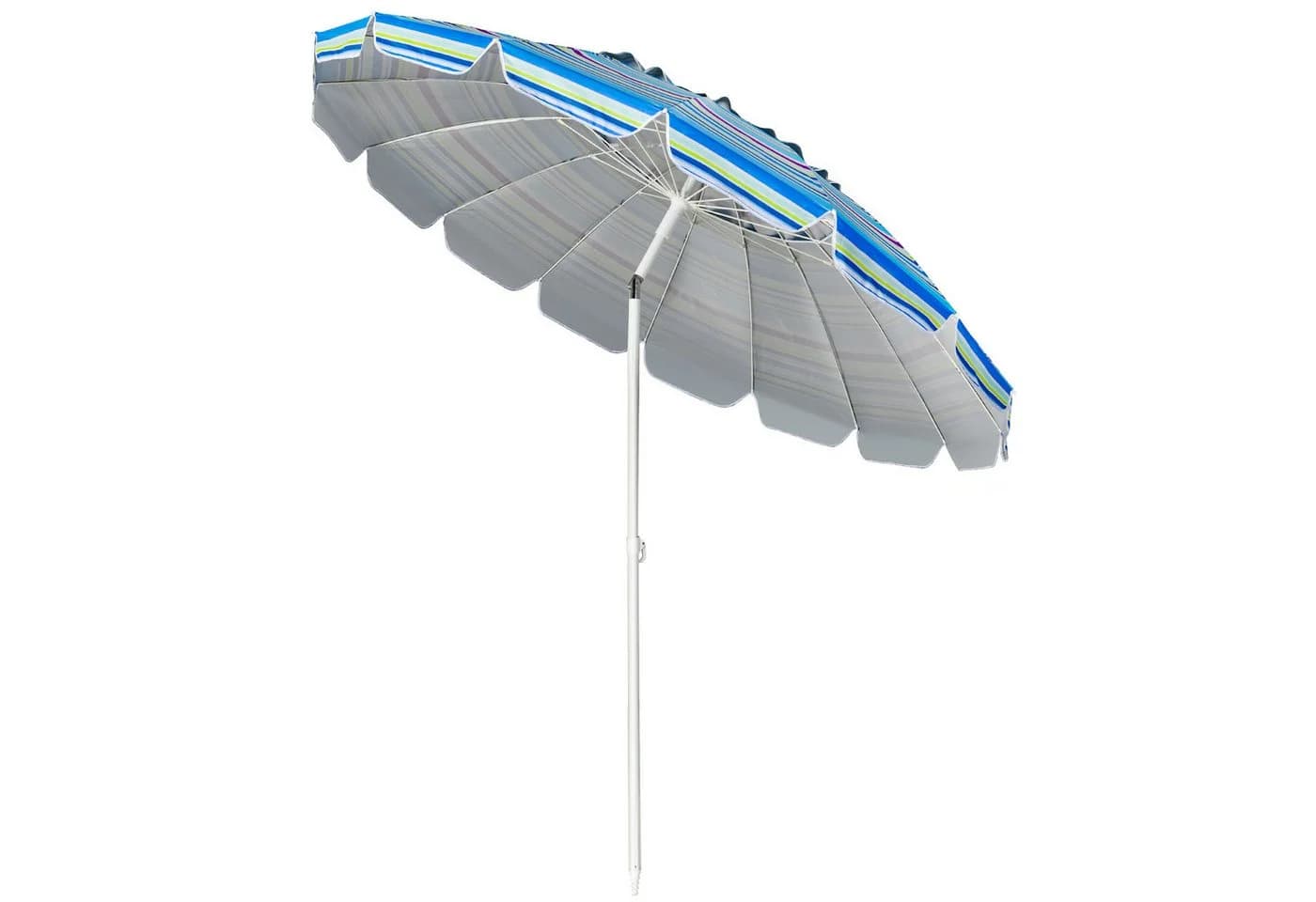 KOMFOTTEU Sonnenschirm mit Neigungsachse und UV50+ Schutz Marineblau - Bild 2