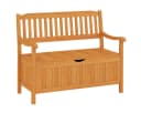 COSTWAY Gartenbank 2 Sitzer Massivholz 360kg 107cm Bild 2