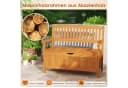 COSTWAY Gartenbank 2 Sitzer Massivholz 360kg 107cm Bild 4