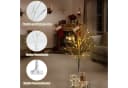 COSTWAY Künstlicher Weihnachtsbaum 120 cm mit 48 warmweißen LED-Leuchten Bild 5