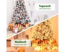 COSTWAY Künstlicher Weihnachtsbaum 225cm mit Schnee & 450 LEDs Bild 3