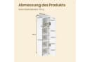 COSTWAY Toilettenpapierhalter Stehend Weiß Bild 5