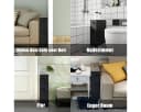 COSTWAY Badregal Nischenschrank mit Schubladen Schwarz Bild 4