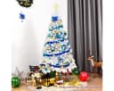 COSTWAY Künstlicher Weihnachtsbaum 150cm 350 PVC Nadeln Metallständer Bild 2