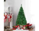 COSTWAY Künstlicher Weihnachtsbaum 180 cm mit 650 PVC Zweige & Klappsystem Bild 2