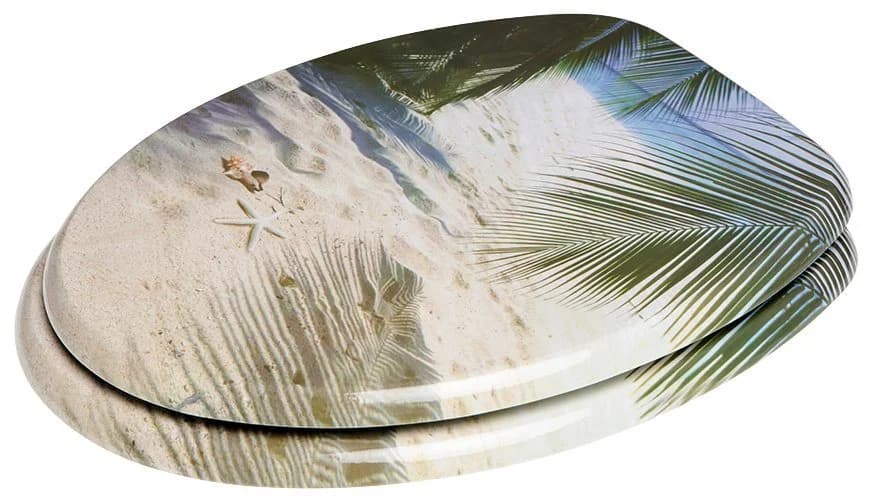 Sanilo WC-Sitz Beach Sand/Grün MDF SoftClose - Bild 5