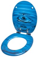 Sanilo WC-Sitz Tropfen Blau mit Absenkautomatik Bild 4