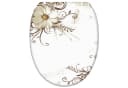 Sanilo WC-Sitz Flower Braun/Beige mit Absenkautomatik Bild 2