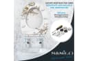 Sanilo WC-Sitz Flower Braun/Beige mit Absenkautomatik Bild 5
