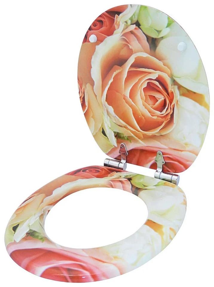Sanilo WC-Sitz Rosa Rose mit Absenkautomatik - Bild 4