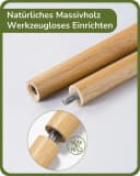 EDISHINE Stehlampe Wohnzimmer Dimmbar LED wechselbar warmweiß bis kaltweiß Stehleuchte mit Fernbedienung Bild 4
