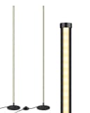 EDISHINE LED Stehlampe Wohnzimmer Schwarz Dimmbar Höhenverstellbar Bild 2