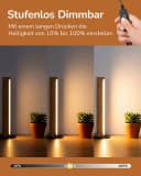 Moderne Nachttischlampe aus Holz Bild 4