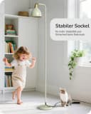 EDISHINE Stehlampe Industriell Mintgrün Gold Verstellbar Bild 5