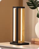 EDISHINE LED Nachttischlampe Schwarz Touch Dimmbar Metall Bild 2