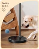 EDISHINE LED Bogenlampe dimmbar mit Fernbedienung Schwarz Braun Bild 5