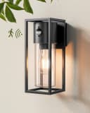 EDISHINE Außen-Wandleuchte mit Bewegungsmelder, moderne Wandlampe für Garten, Fassade und Haustür Bild 2