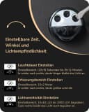 EDISHINE Außenwandlampe mit Bewegungsmelder Schwarz E27 IP44 Bild 4