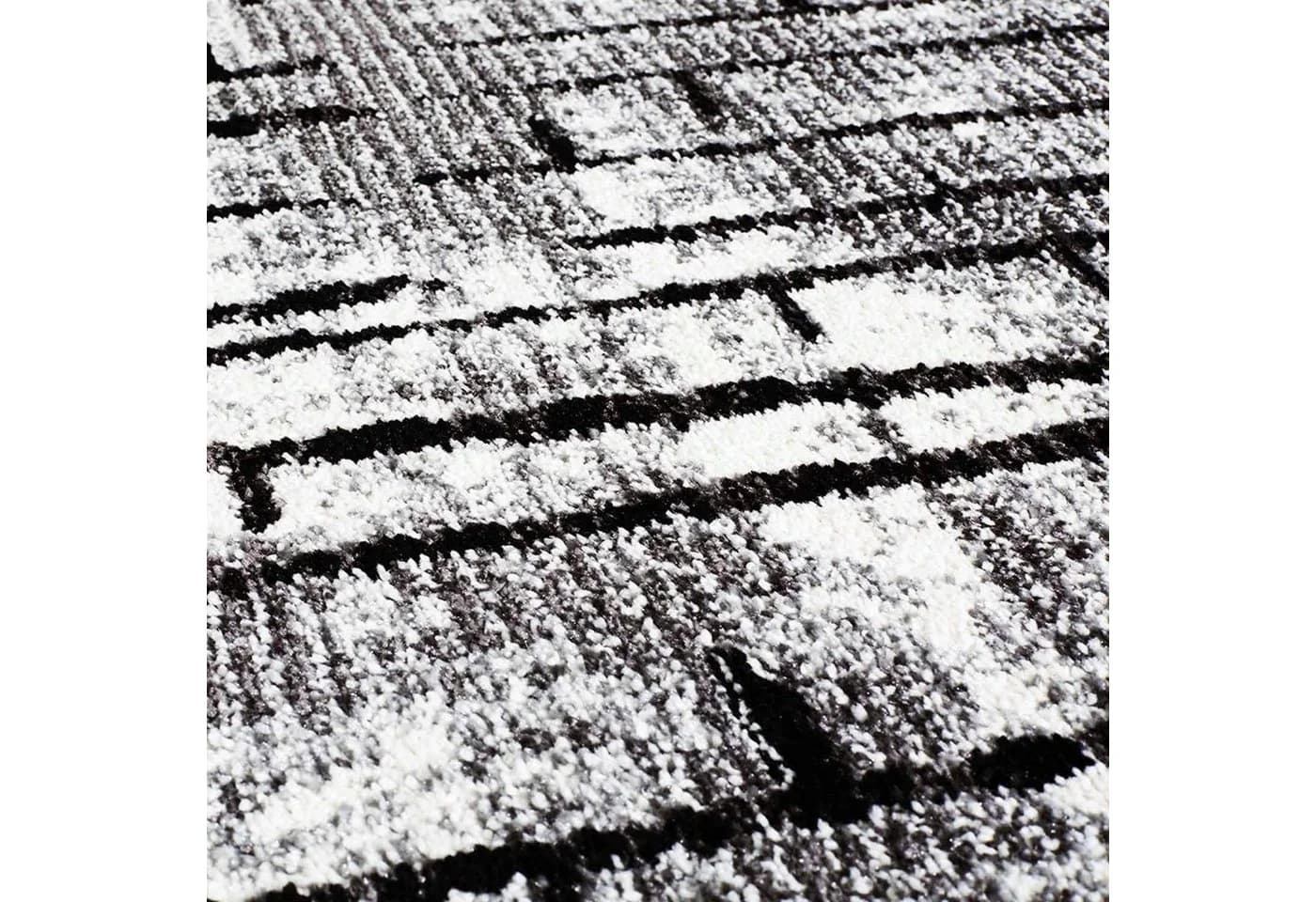 Carpet City Teppich Moda 1139 Rechteckig Kurzflor Blau Grau - Bild 5
