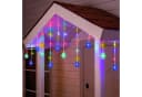 SERBASIC LED-Lichtervorhang Schneeflocken 8 Modi Bunt Bild 4