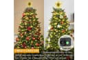 SERBASIC LED-Lichterkette Weihnachtsbaum mit Stern-Ring-Design und Timer Bild 4