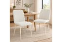 Sunsitt Esszimmerstuhl 2er-Set Creme Leinenoptik gepolstert Bild 2