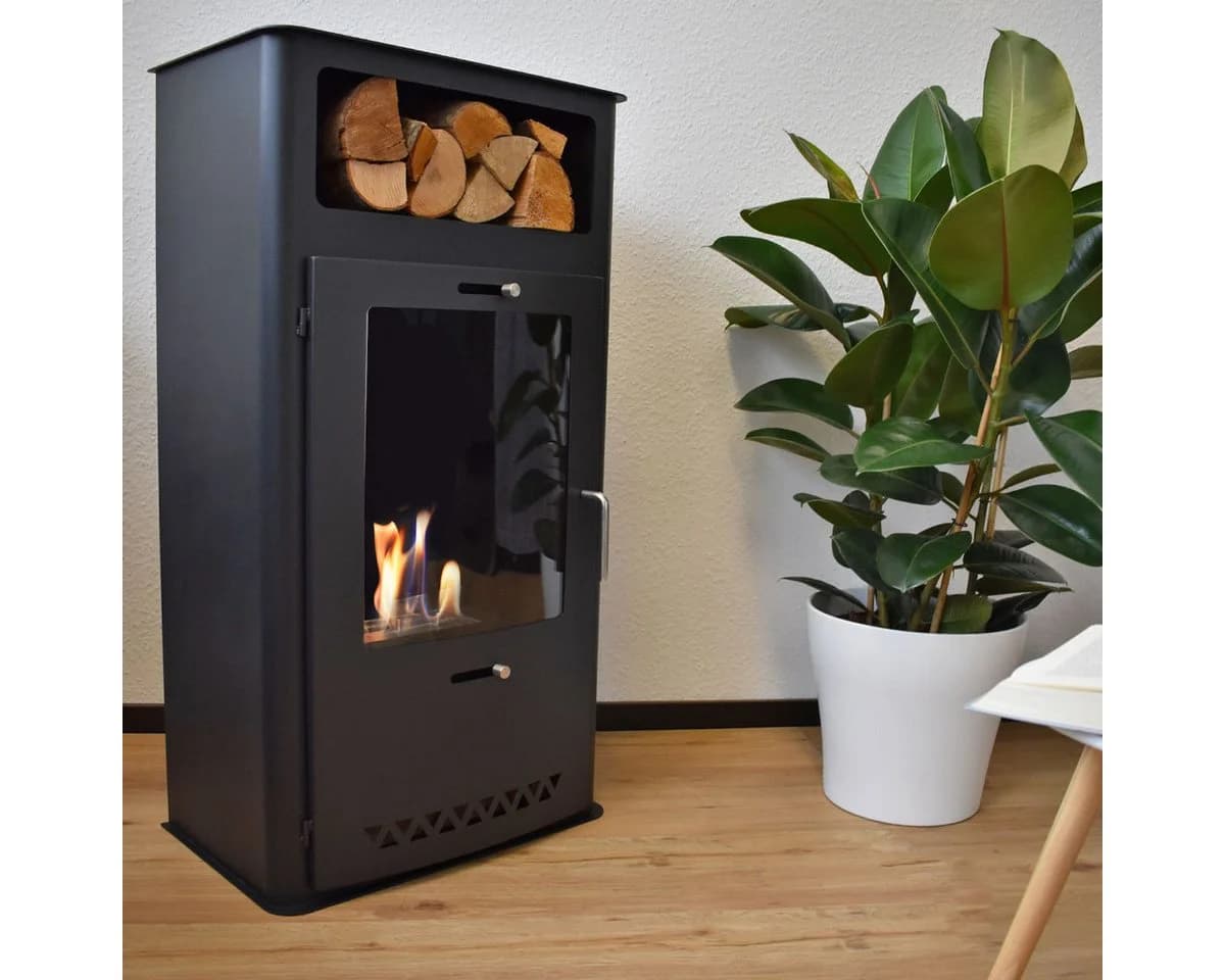 GLOW FIRE Ethanolkamin Oslo Bioethanol Kamin 2 kW - Bild 2