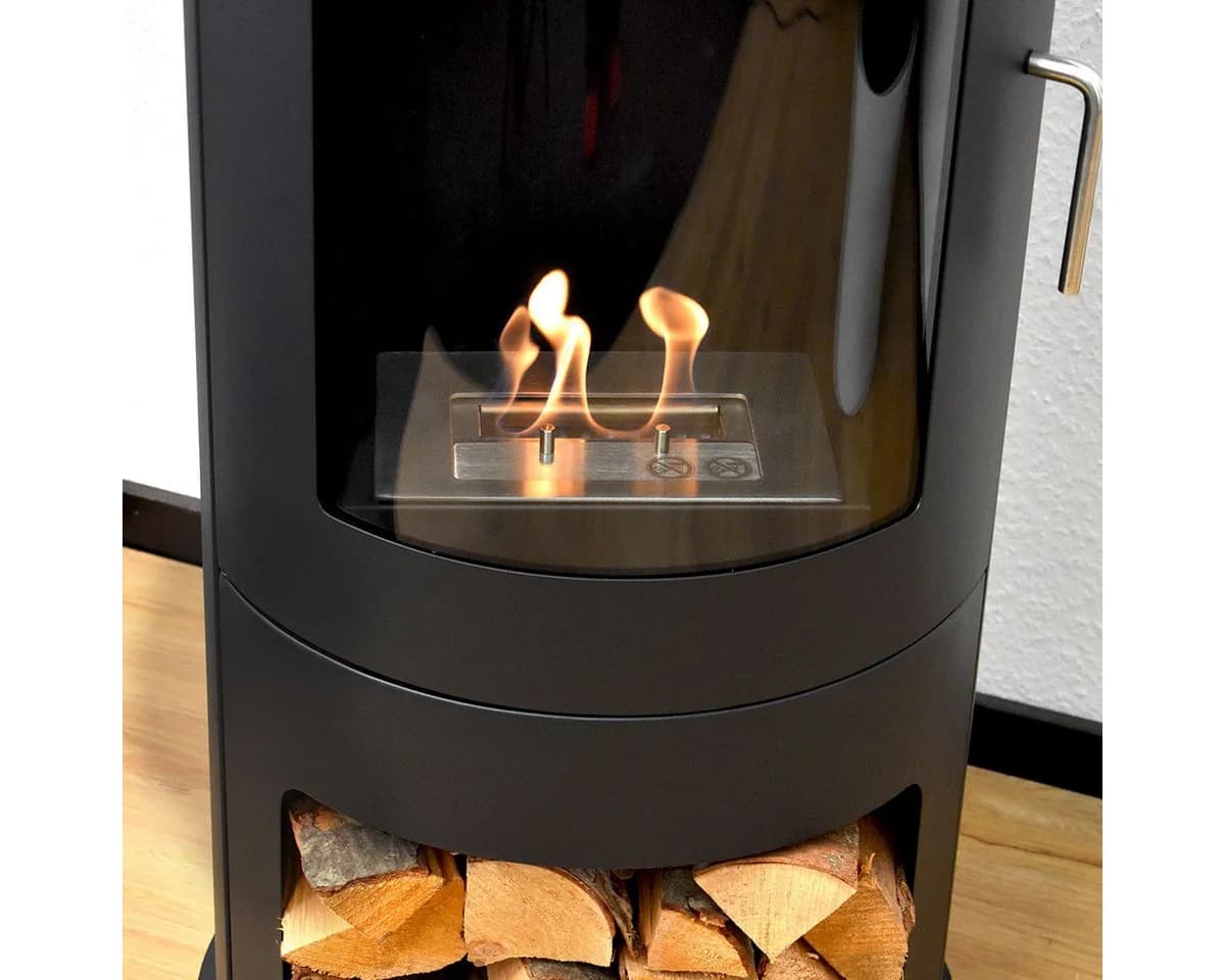 GLOW FIRE Echtfeuer-Dekokamin Bergen Bioethanol Kamin 2 kW Heizleistung - Bild 3