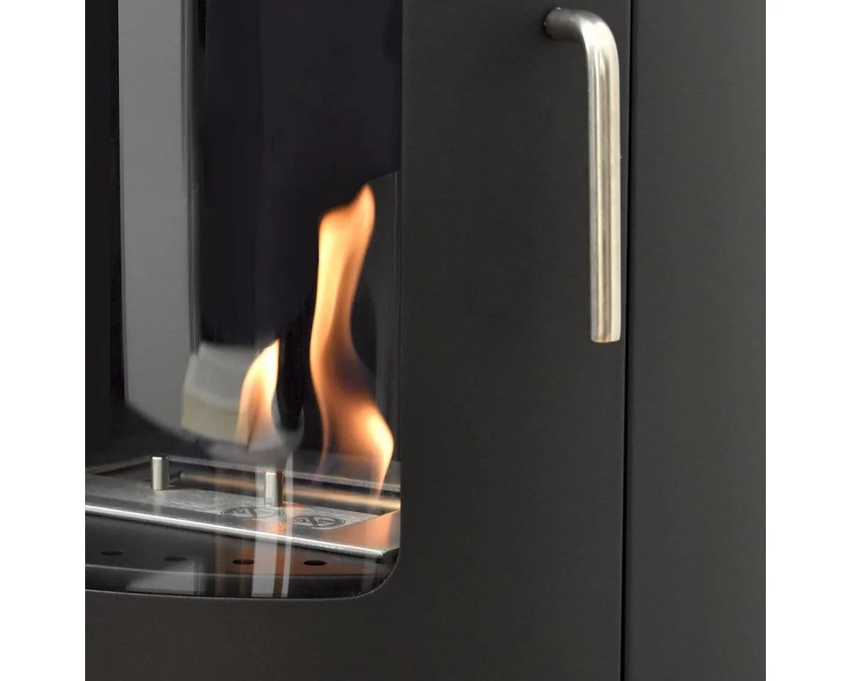 GLOW FIRE Bioethanol-Kamin Stavanger Schwarz mit Sicherheitsbrenner - Bild 4