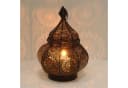 Casa Moro Orientalische Laterne Abir Schwarz 30cm Kerzenhalter Metall Bild 1