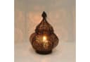 Casa Moro Orientalische Laterne Abir Schwarz 30cm Kerzenhalter Metall Bild 3